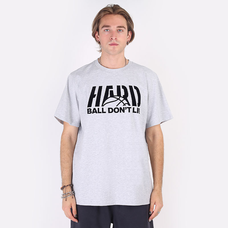 мужская серая футболка Hard Ball Don`t Lie Tee Ball Don't Lie grey - цена, описание, фото 1
